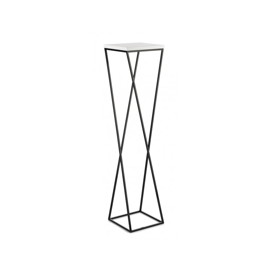 Ziedu statīvs LOFT 100x24 cm melns/balts