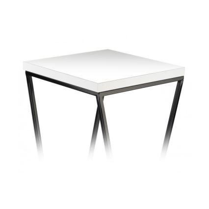 Ziedu statīvs LOFT 100x24 cm melns/balts