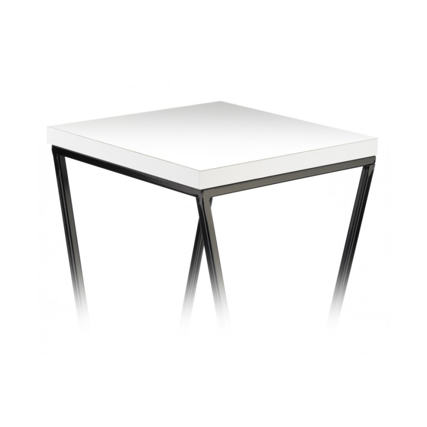 Ziedu statīvs LOFT 100x24 cm melns/balts