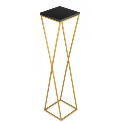 Ziedu statīvs LOFT 100x24 cm zelta/melna