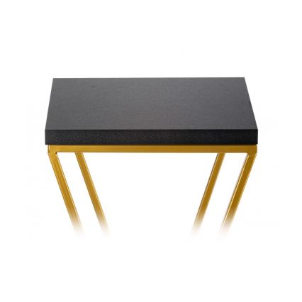 Ziedu statīvs LOFT 100x24 cm zelta/melna