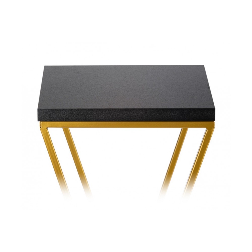 Ziedu statīvs LOFT 100x24 cm zelta/melna