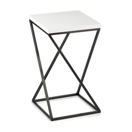 Ziedu statīvs LOFT 40x24 cm melns/balts