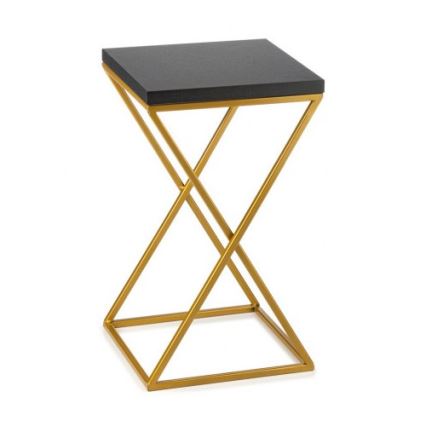 Ziedu statīvs LOFT 40x24 cm zelta/melna