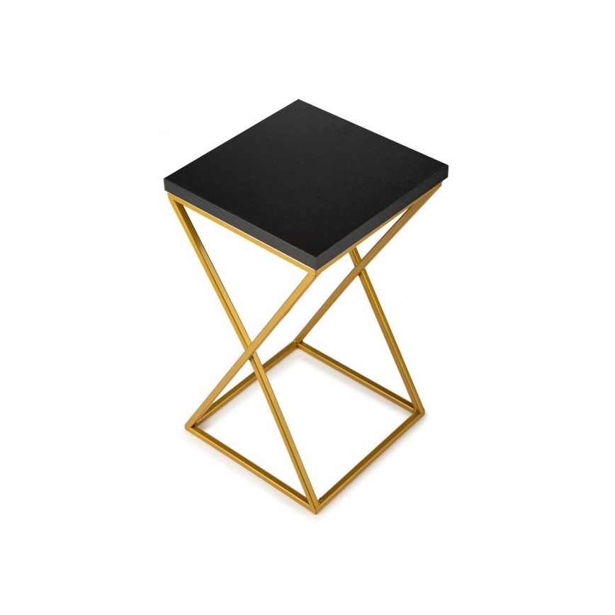 Ziedu statīvs LOFT 40x24 cm zelta/melna