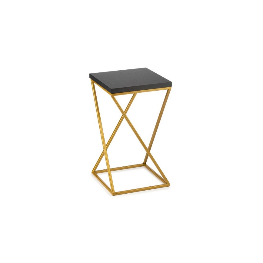 Ziedu statīvs LOFT 40x24 cm zelta/melns
