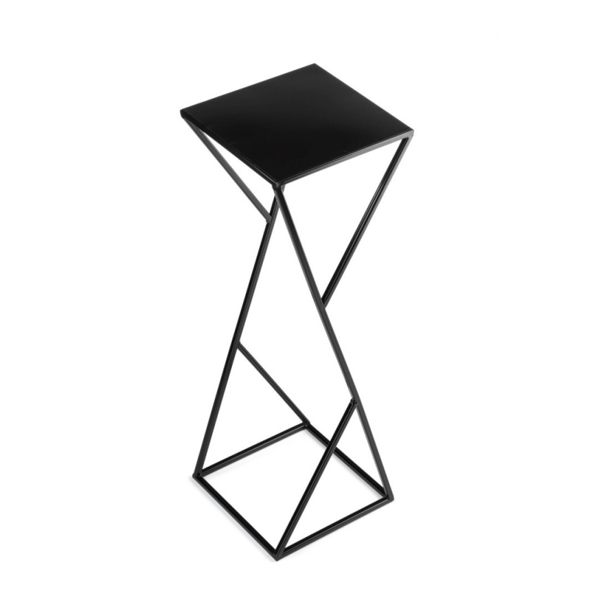 Ziedu statīvs LOFT 70x23,5 cm melns