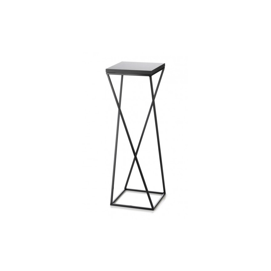 Ziedu statīvs LOFT 70x24 cm melns