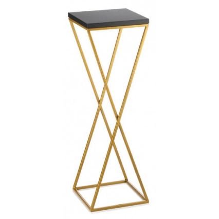 Ziedu statīvs LOFT 70x24 cm zelta/melns