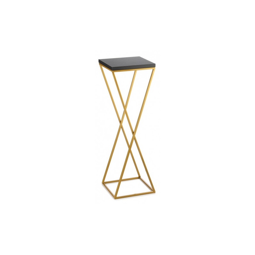 Ziedu statīvs LOFT 70x24 cm zelta/melns