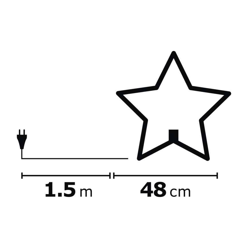 Ziemassvētku dekorācija 1xE14/230V pelēka