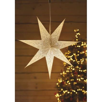Ziemassvētku dekorācija 1xE14/25W/230V d. 60 cm zelta