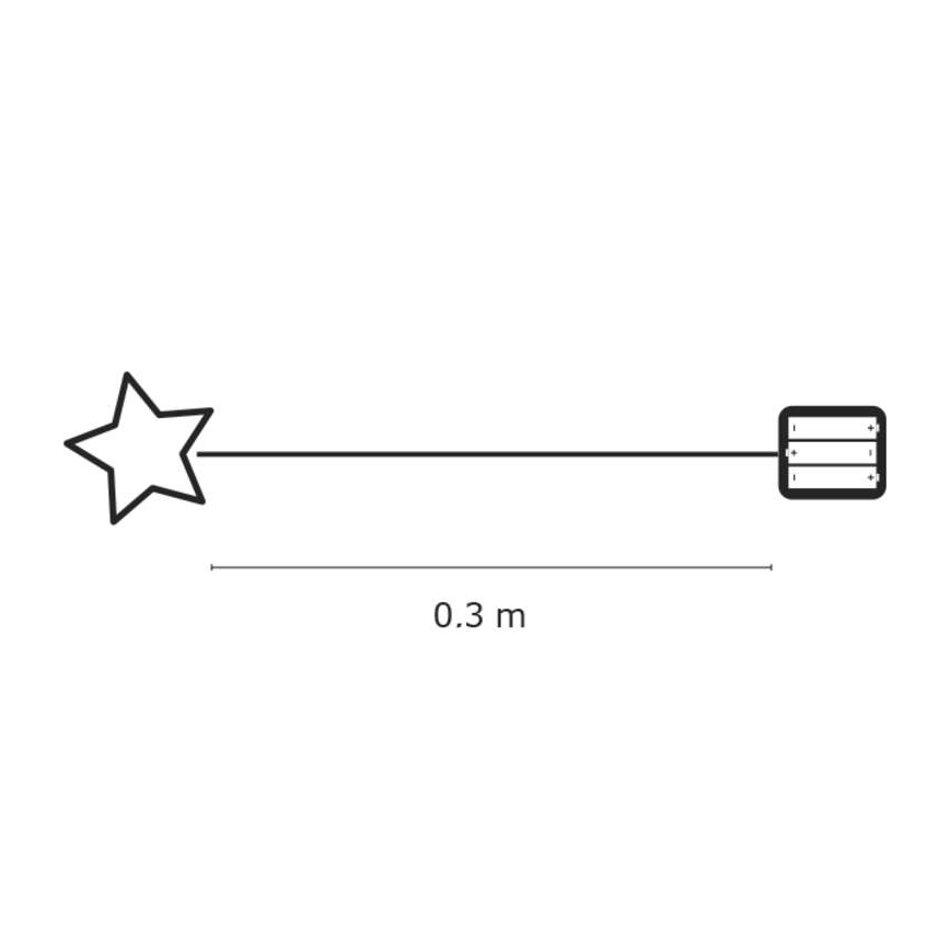 Ziemassvētku dekorācija iekštelpu IP20 STAR 30xLED/3W/4,5V