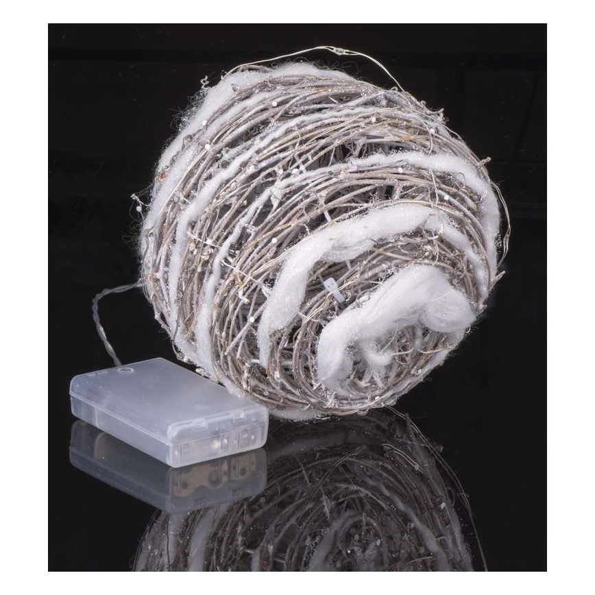 Ziemassvētku dekorācija iekštelpu IP20 XMAS 20xLED/2W/4,5V