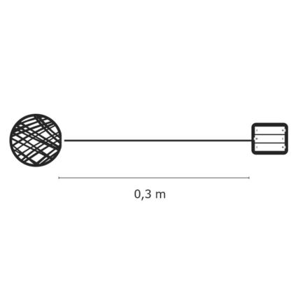 Ziemassvētku dekorācija iekštelpu IP20 XMAS 20xLED/2W/4,5V