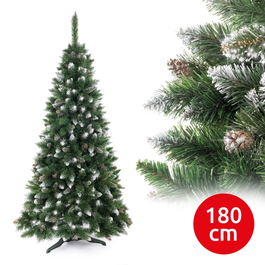 Ziemassvētku eglīte CRISTAL SILVER 180 cm priede