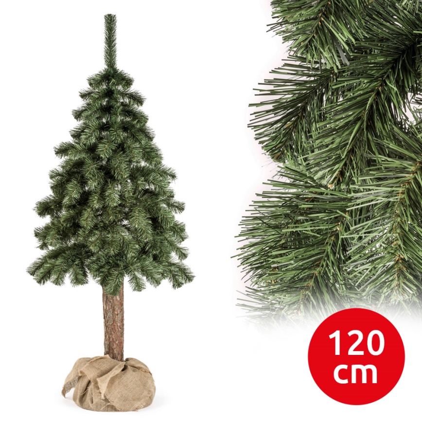 Ziemassvētku eglīte uz stumbra NATURAL 120 cm egle