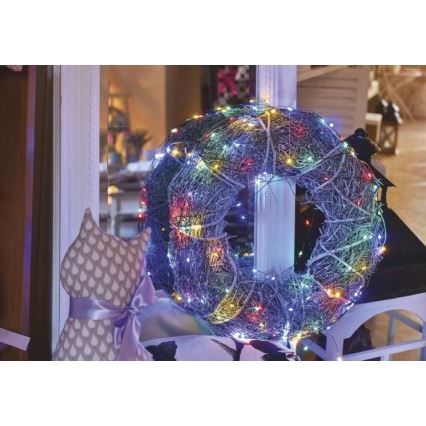 Ziemassvētku LED āra virtene 150xLED/20m IP44 daudzkrāsaina
