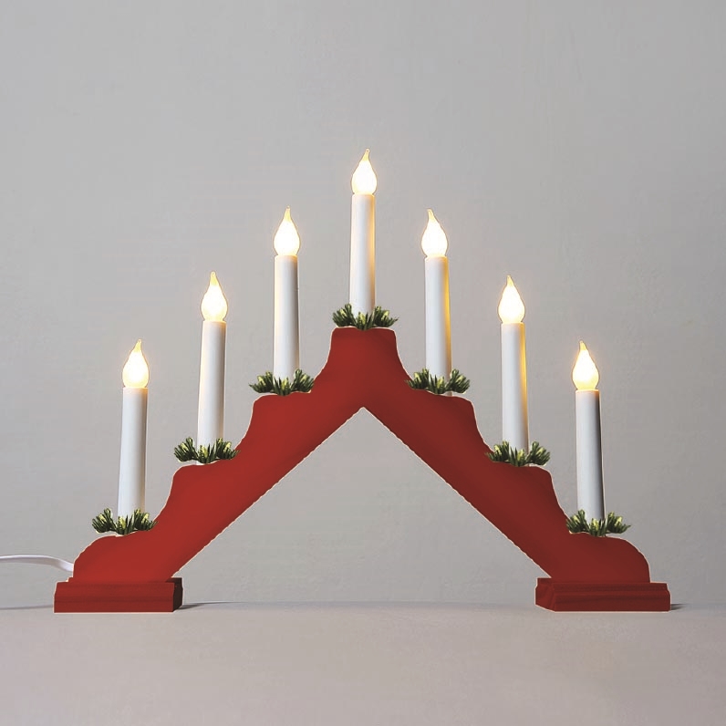 Ziemassvētku svečturis FILAMENT 7xE10/0,2W/230V