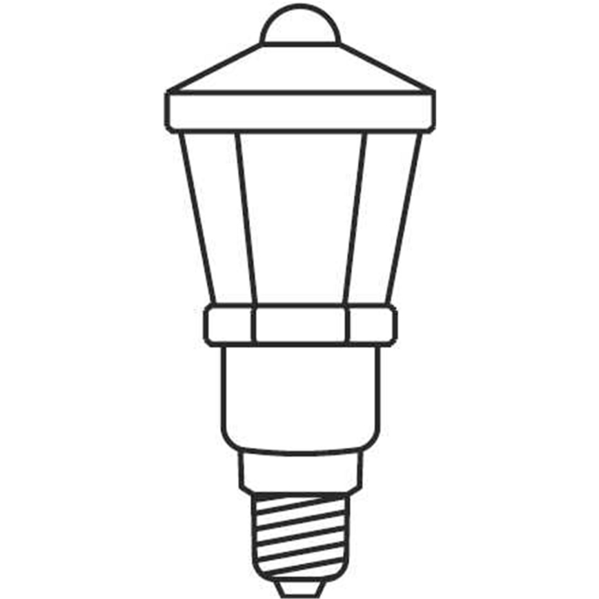 Ziemassvētku virtene LANTERN 12xE10/10,7m silti balta, Izgatavots Eiropā