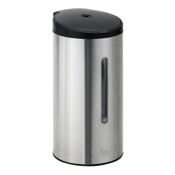 Ziepju dozators 10,2x22 cm sudraba/balta