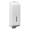 Ziepju dozators 10x32 cm nerūsējošais tērauds/balts