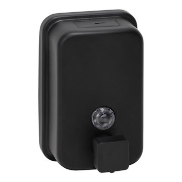 Ziepju dozators 9,7x15 cm nerūsējošais tērauds/melns