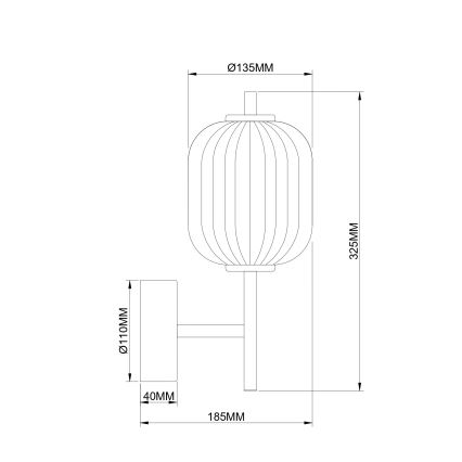 Zuma Line - LED sienas lampa LED/6,5W/230V zelta