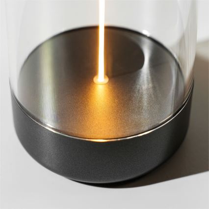 Zuma Line - LED Aptumšojama, lādējama galda lampa LED/0,5W/230V melna IP54
