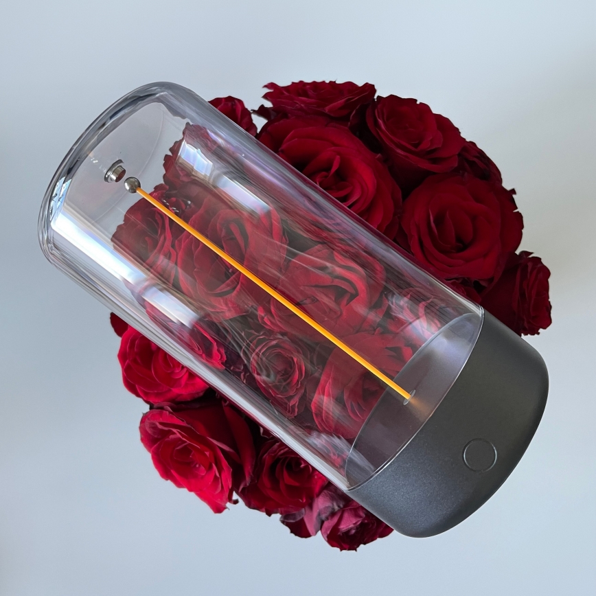 Zuma Line - LED Aptumšojama, lādējama galda lampa LED/0,5W/230V melna IP54