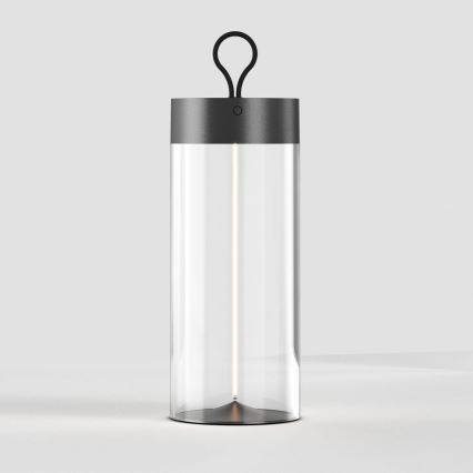 Zuma Line - LED Aptumšojama, lādējama galda lampa LED/1,2W/230V pelēka IP54