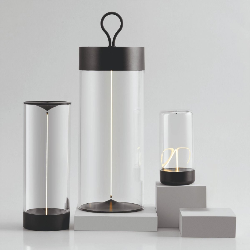 Zuma Line - LED Aptumšojama, lādējama galda lampa LED/1,2W/230V pelēka IP54
