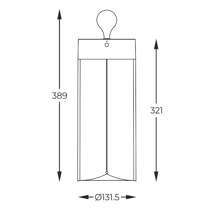 Zuma Line - LED Aptumšojama, lādējama galda lampa LED/1,2W/230V pelēka IP54