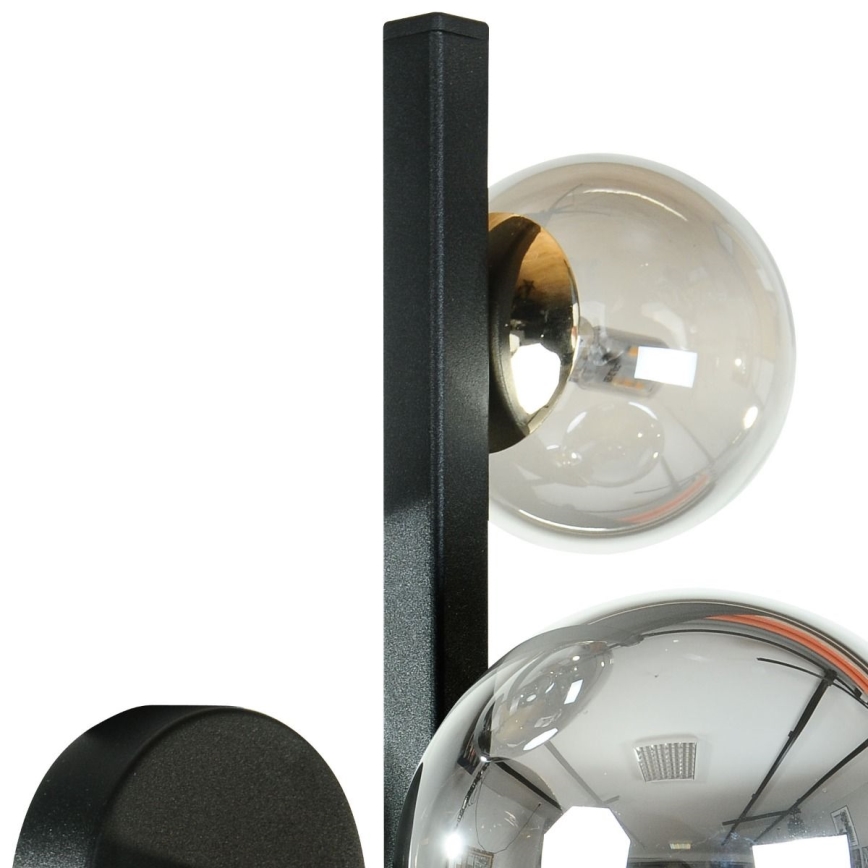 Zuma Line - Sienas gaismeklis 3xG9/8W/230V melns/dūmotais melns