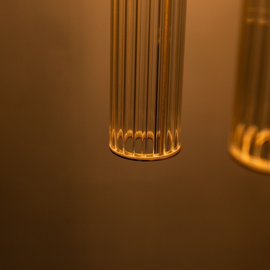 Zuma Line - pakaramā lampa uz stieples 3xE14/7W/230V, zelta krāsā