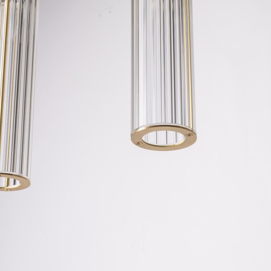 Zuma Line - Piekaramā lustra uz troses 4xE14/7W/230V zelta krāsā