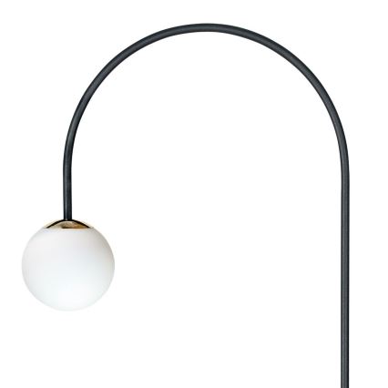 Zuma Line - Melna stāvlampa 1xE14/10W/230V