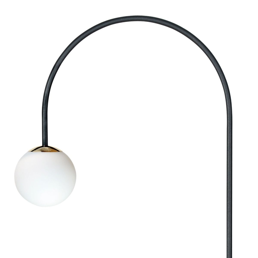 Zuma Line - Melna stāvlampa 1xE14/10W/230V