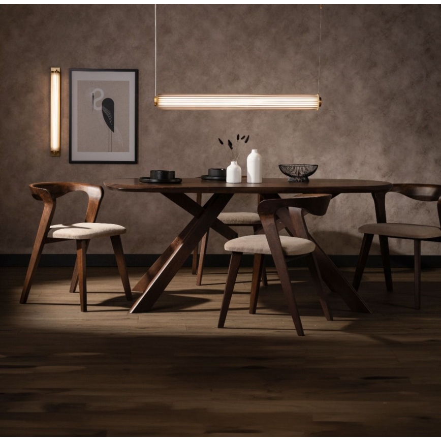 Zuma Line - regulējama LED lustra uz troses LED/39W/230V 2700-6500K zelta + tālvadība