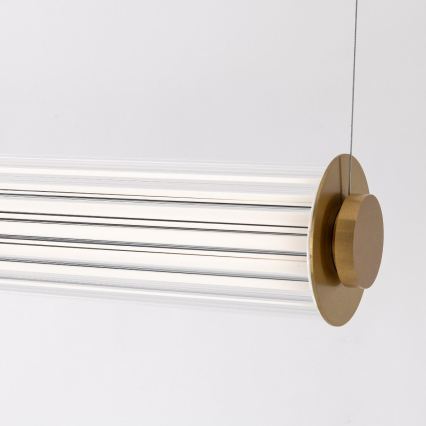 Zuma Line - regulējama LED lustra uz troses LED/39W/230V 2700-6500K zelta + tālvadība