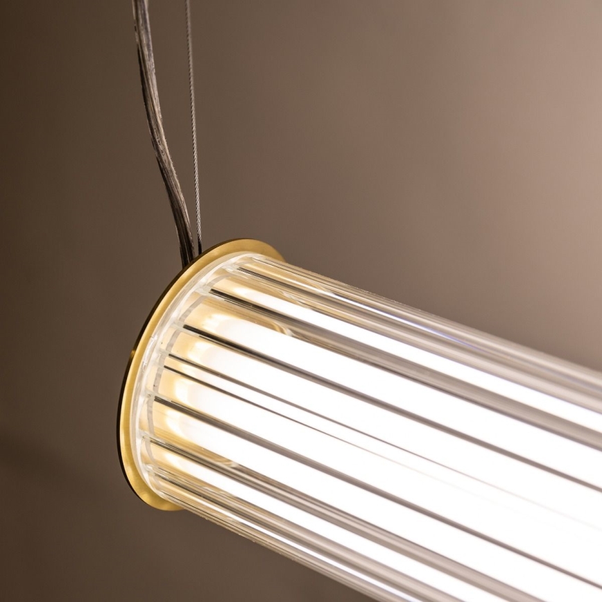 Zuma Line - regulējama LED lustra uz troses LED/39W/230V 2700-6500K zelta + tālvadība
