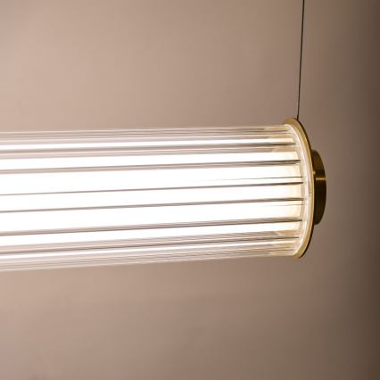 Zuma Line - regulējama LED lustra uz troses LED/39W/230V 2700-6500K zelta + tālvadība