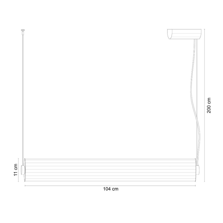 Zuma Line - regulējama LED lustra uz troses LED/39W/230V 2700-6500K zelta + tālvadība