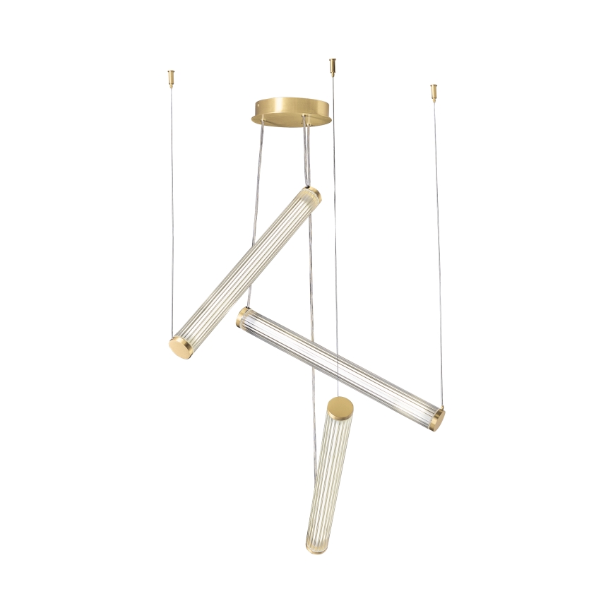 Zuma Line - regulējama LED lustra uz troses LED/64W/230V 2700-6500K zelta + ar tālvadības pulti