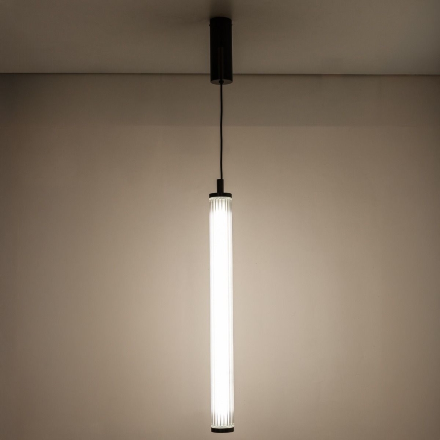 Zuma Line - LED dimmējama lustra uz troses LED/26W/230V 2700-6500K melna + ar tālvadības pulti