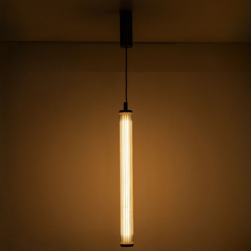 Zuma Line - LED dimmējama lustra uz troses LED/26W/230V 2700-6500K melna + ar tālvadības pulti