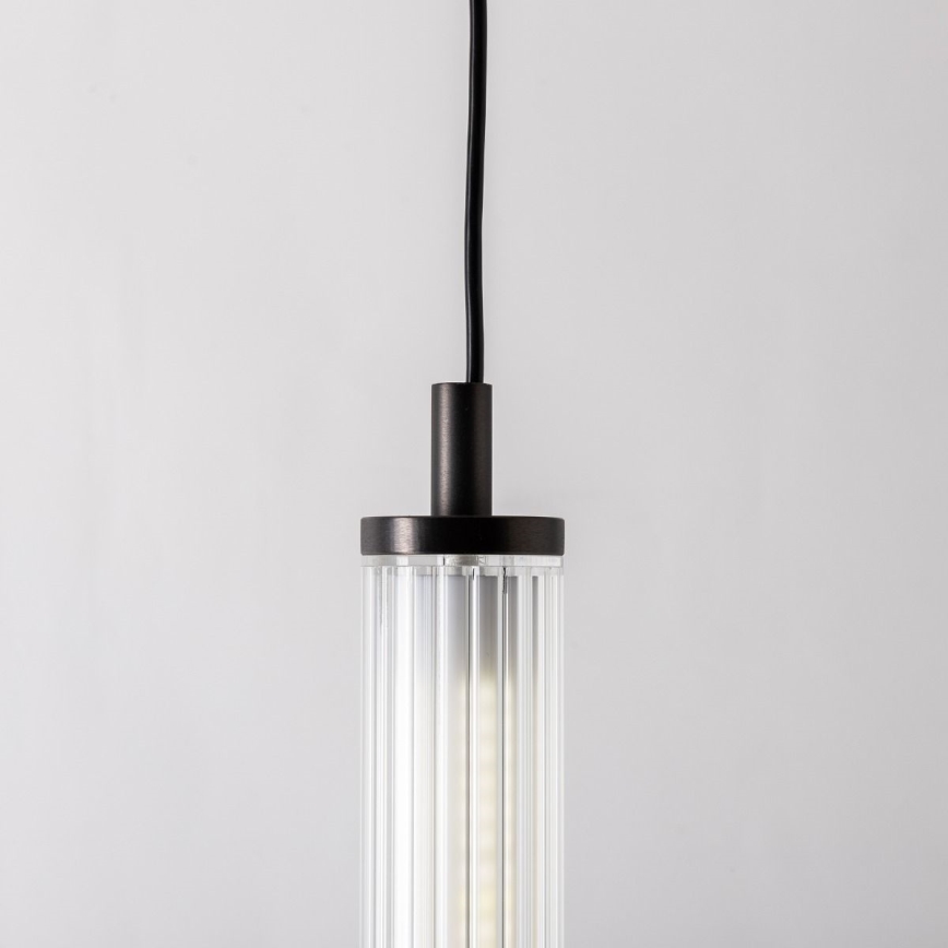 Zuma Line - LED dimmējama lustra uz troses LED/26W/230V 2700-6500K melna + ar tālvadības pulti