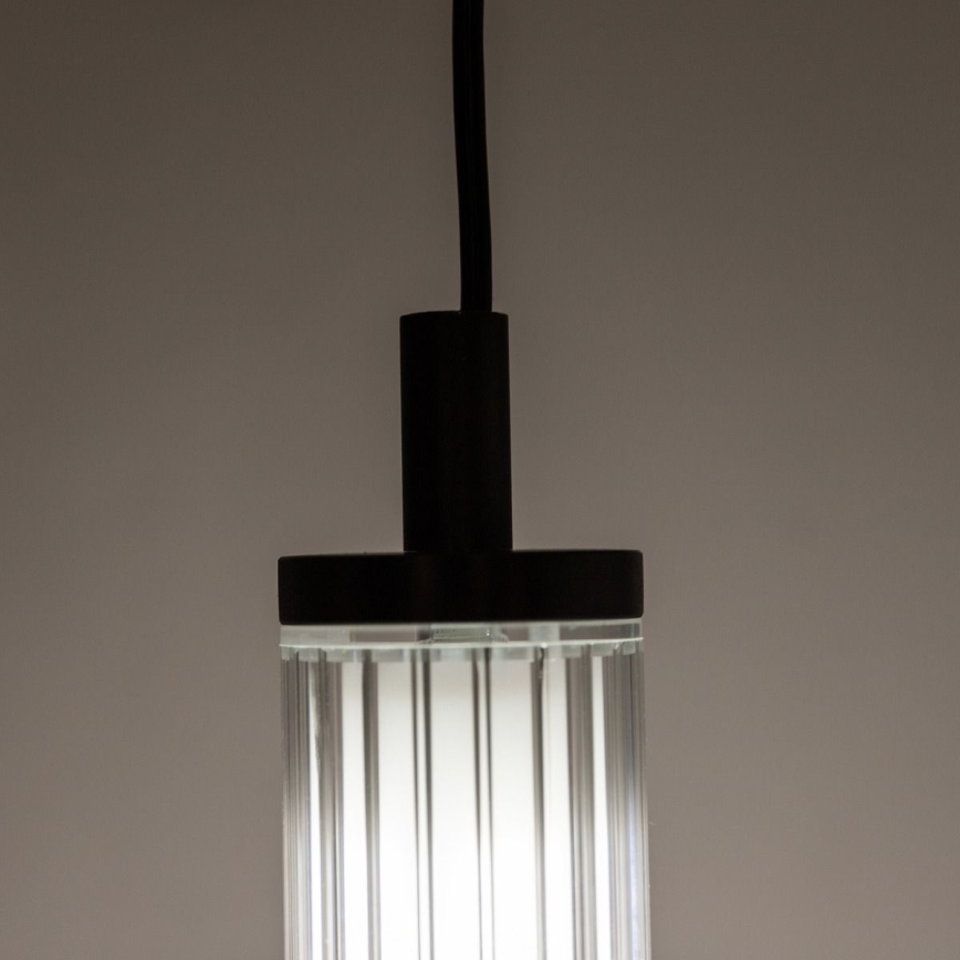 Zuma Line - LED dimmējama lustra uz troses LED/26W/230V 2700-6500K melna + ar tālvadības pulti