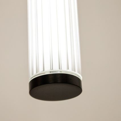 Zuma Line - LED dimmējama lustra uz troses LED/26W/230V 2700-6500K melna + ar tālvadības pulti