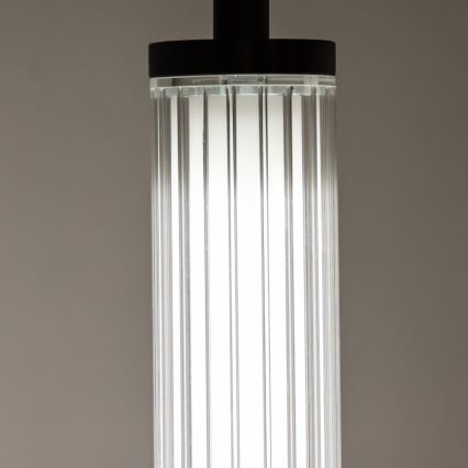 Zuma Line - LED dimmējama lustra uz troses LED/26W/230V 2700-6500K melna + ar tālvadības pulti